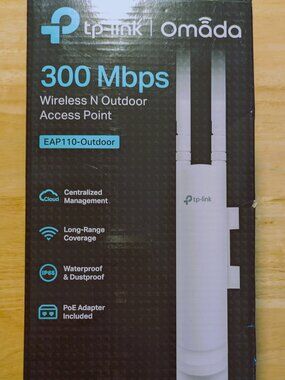 OMADA T tp-LINK WHITE WIRELESSS ACCESS PORT N OUTDOOR